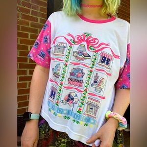 Vintage pink good night top